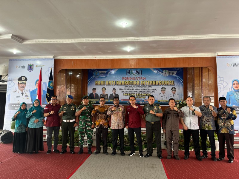 BNNK Binjai Melaksanakan Kegiatan Hari Anti Narkotika Internasional (HANI) 2025