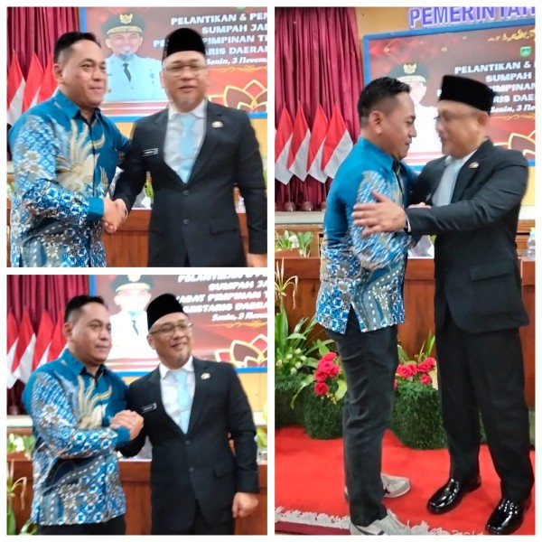 Pelantikan Sekda Kota Dumai Ketua PWI Dumai Hadir