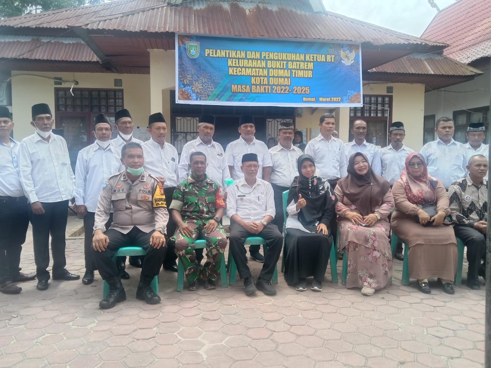 Pelantikan dan Pengukuhan Ketua RT Kel. Bukit Batrem Kec. Dumai timur Masa Bakti 2022-2025