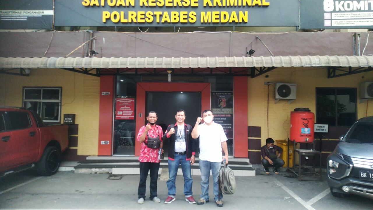 Ketua FWBI Dilaporkan Sekretarisnya Akhirnya Penuhi Panggilan Polrestabes Medan