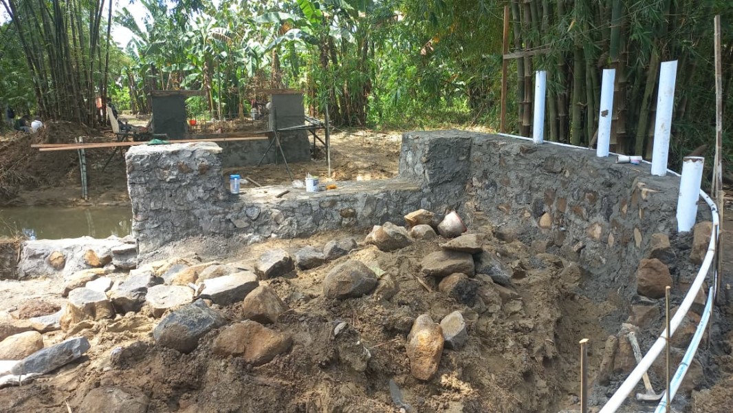 Progres Melesat! Pembangunan Jembatan Garuda di Sambeng Masuki Tahap Penting