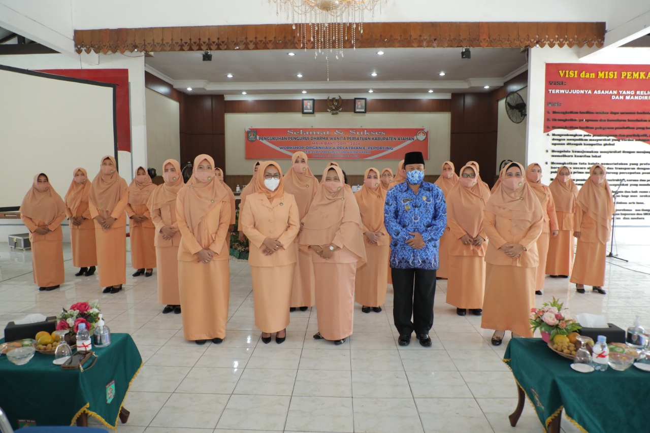Pengurus Dharma Wanita Persatuan Kabupaten Asahan Periode 2019 - 2024 Dikukuhkan