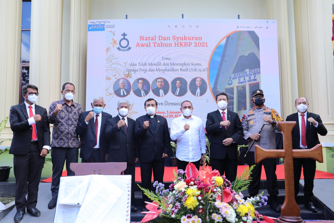 Kapoldasu bersama Gubsu Hadiri Perayaan Natal dan Syukuran Awal Tahun HKBP Pearaja 