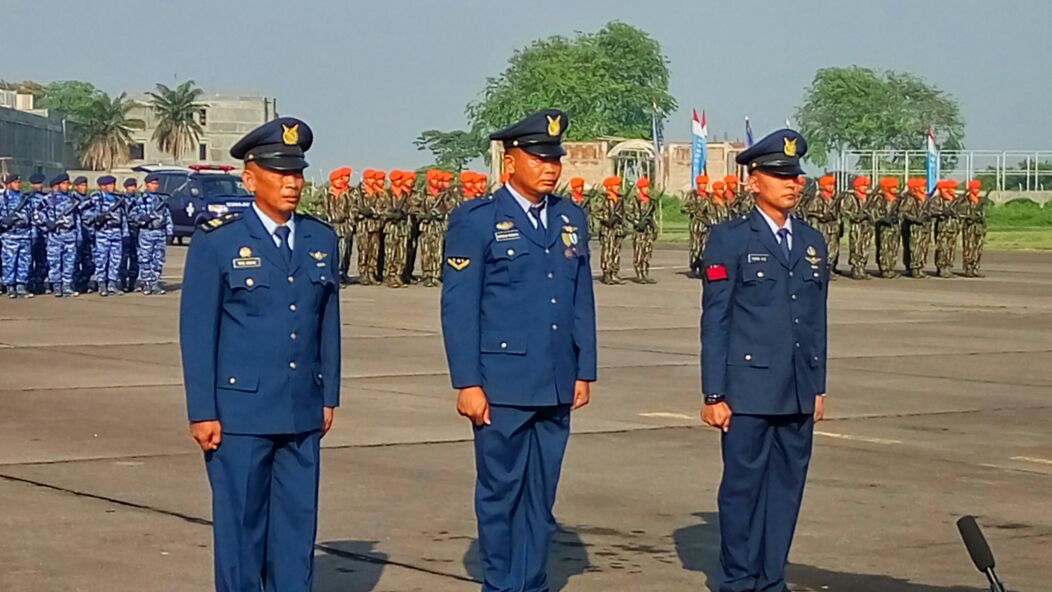 Upacara Peringatan HUT TNI AU Ke-72 di Medan Berlangsung Hikmad