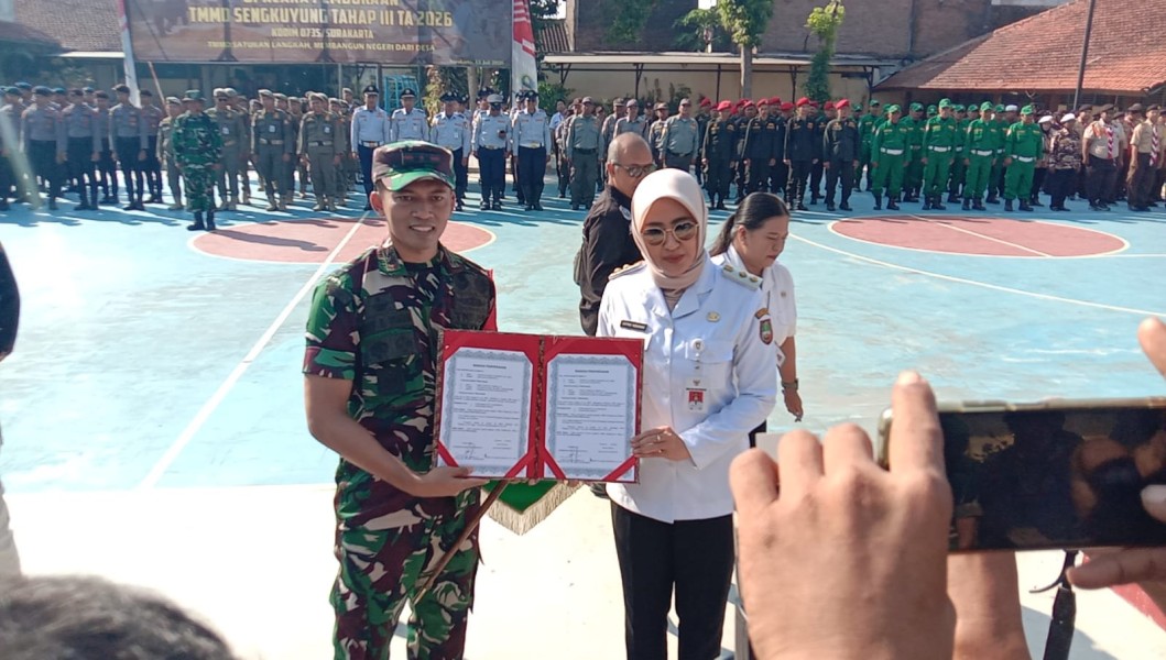 Wakil Walikota Surakarya Resmi Buka TMMD Sengkuyung Tahap III TA. 2026 Kodim 0735/Surakarta