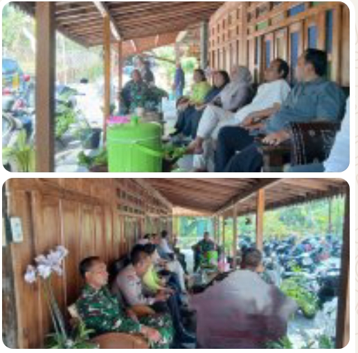 Jalin Silaturahmi, Koramil 11 Manyaran Perkuat Sinergi Bersama Tokoh Masyarakat