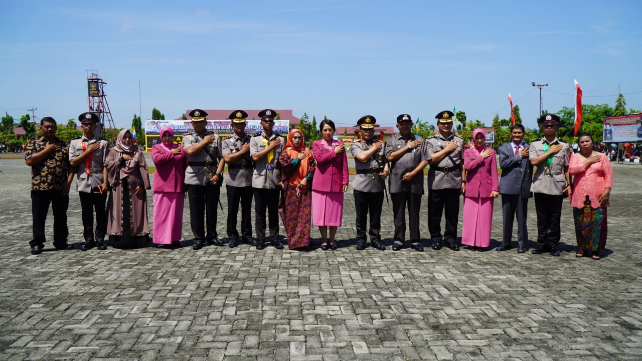 Afandin Hadiri Pelantikan 361 Bintara SPN Hinai Polda Sumut, Ini Pesan Kapolda