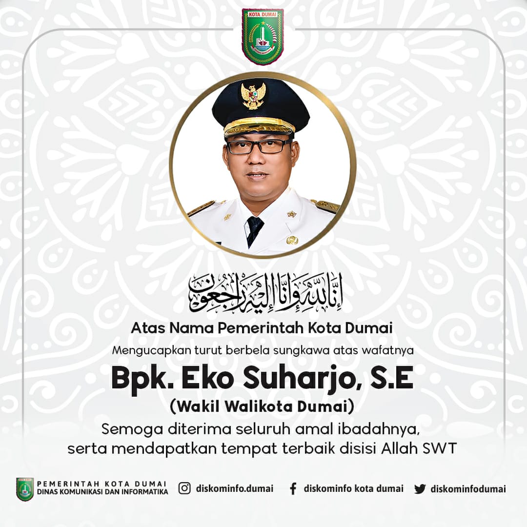 Dumai Berduka, Putra Terbaiknya Berpulang Selamanya