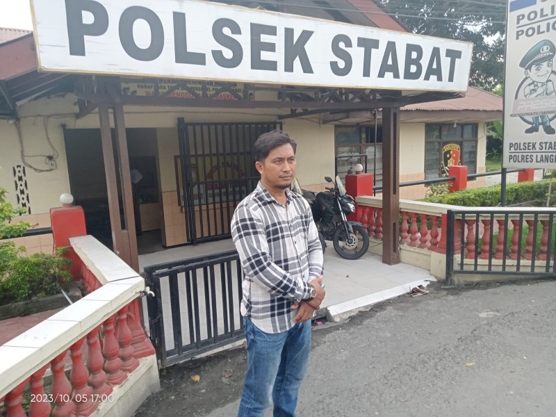Polsek Stabat Sepi Personil, Bambang Hermanto Kecewa Kapolsek cuma Ngintip dari Rumah Dinas