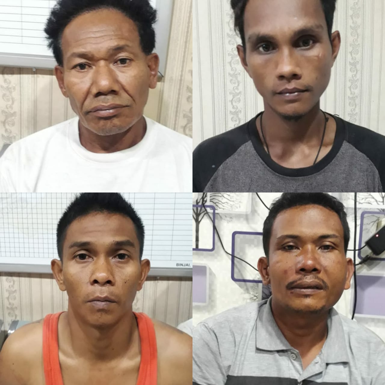 Polisi Tangkap Empat Pelaku Pencurian Di Prumnas Binjai Asri