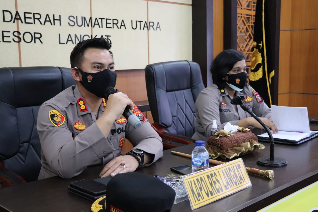 Kapolres Langkat Pimpin Rapat Koordinasi Rencana Launching Pelaksanaan Pembayaran BTPKLWN