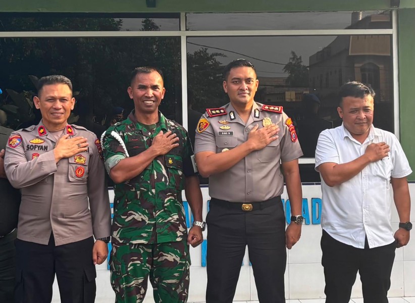 Kapolres Binjai dan Dansubdenpom I/5-2 Sepakat Perkuat Kolaborasi Jaga Keamanan