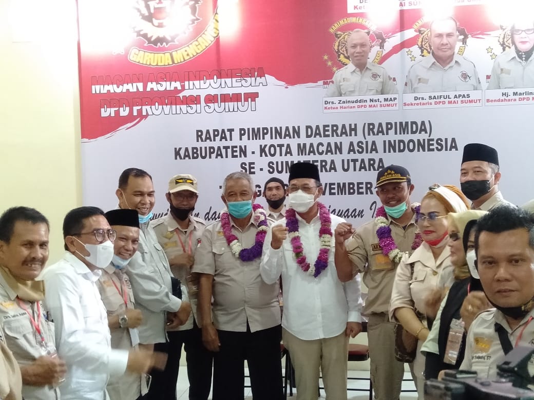 DPD Macan Asia Indonesia Sumut Adakan Rapimda dan Resmikan Kantor Baru