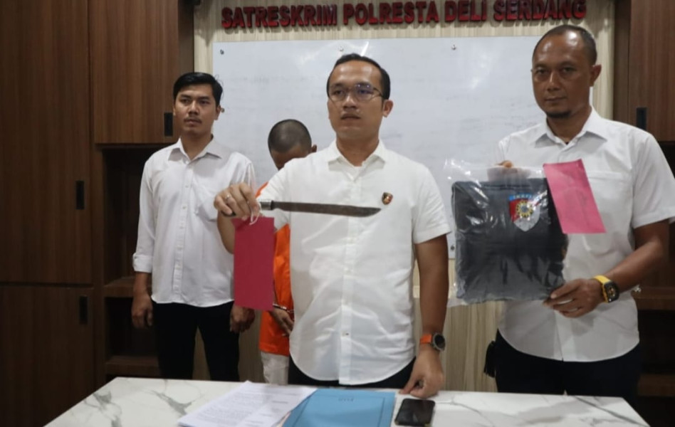 Sat Reskrim Polresta Deli Serdang Amankan Pelaku Pencurian dengan Kekerasan Tanjung Morawa