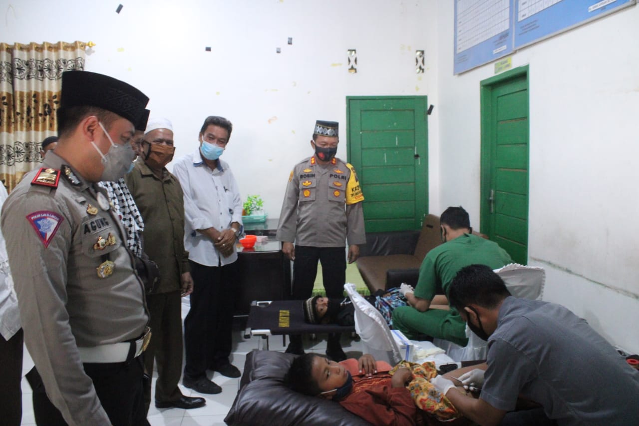 Peringati Hari Santri, Polres Sergai Gelar Baksos Sunat Massal 