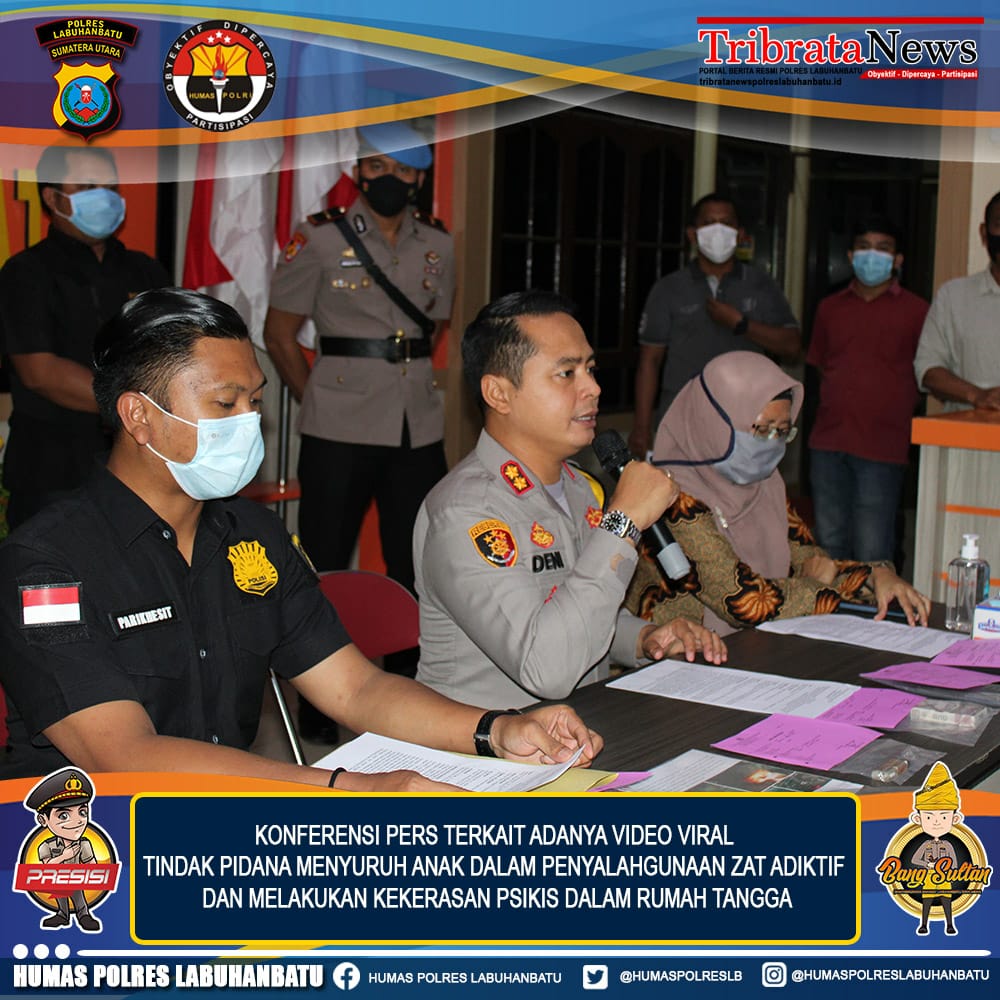 Ayah yang memaksa anaknya merokok diamankan Sat Reskrim Polres Labuhanbatu 