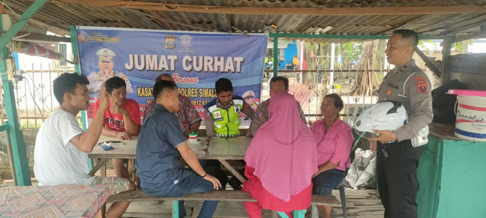 Sat Lantas Polres Simalungun Gelar Jumat Curhat Untuk Kamseltibcarlantas