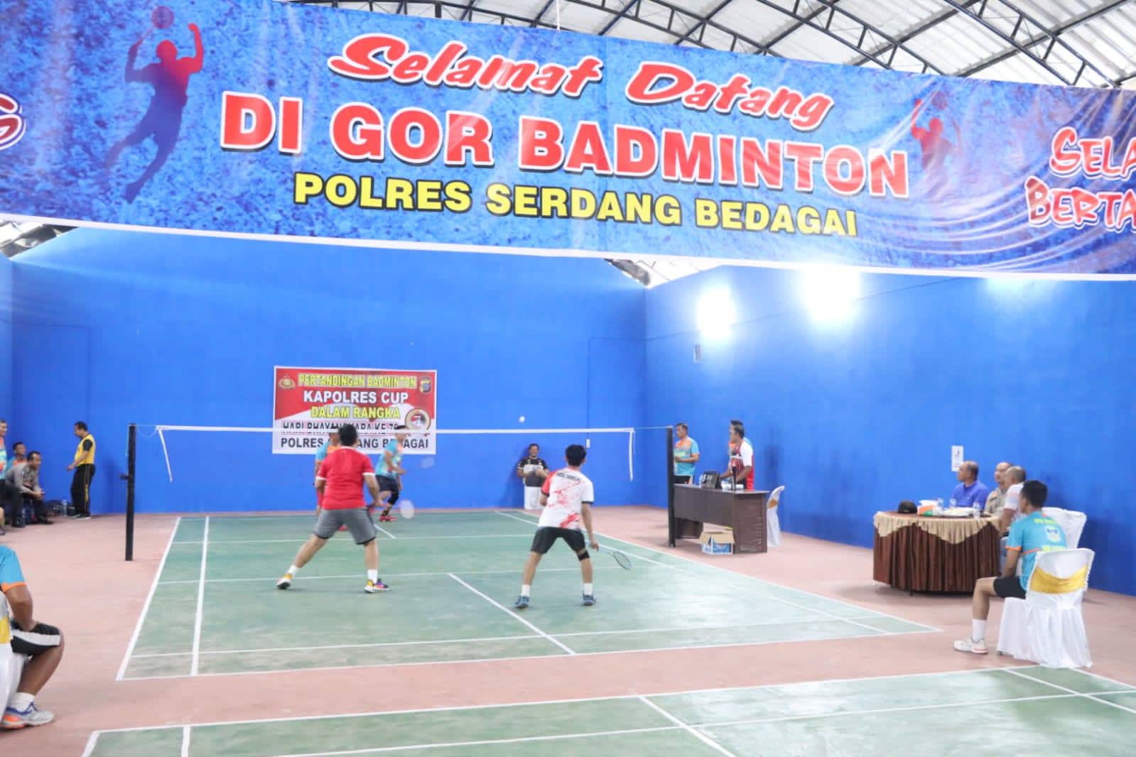 Kapolres Sergai: GOR Badminton Polres Sergai Bisa Digunakan Gratis