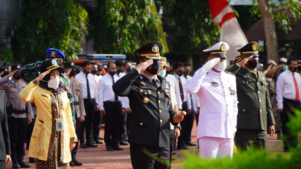 Pemkab Langkat Ikut Meriahkan Syukuran HUT Bhayangkara ke 76 Tahun