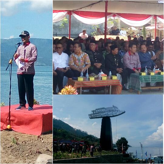 Bupati Simalungun Resmikan Monumen KM Sinar Bangun