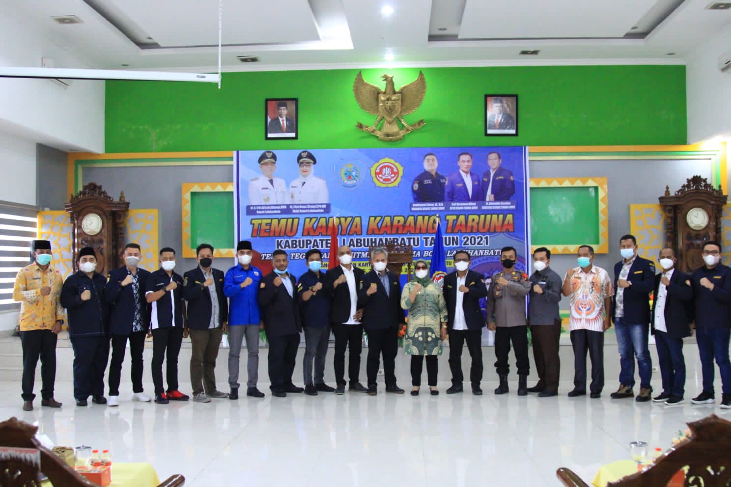 Temu Karya Karang Taruna Labuhanbatu  Tahun 2021 berjalan khidmat