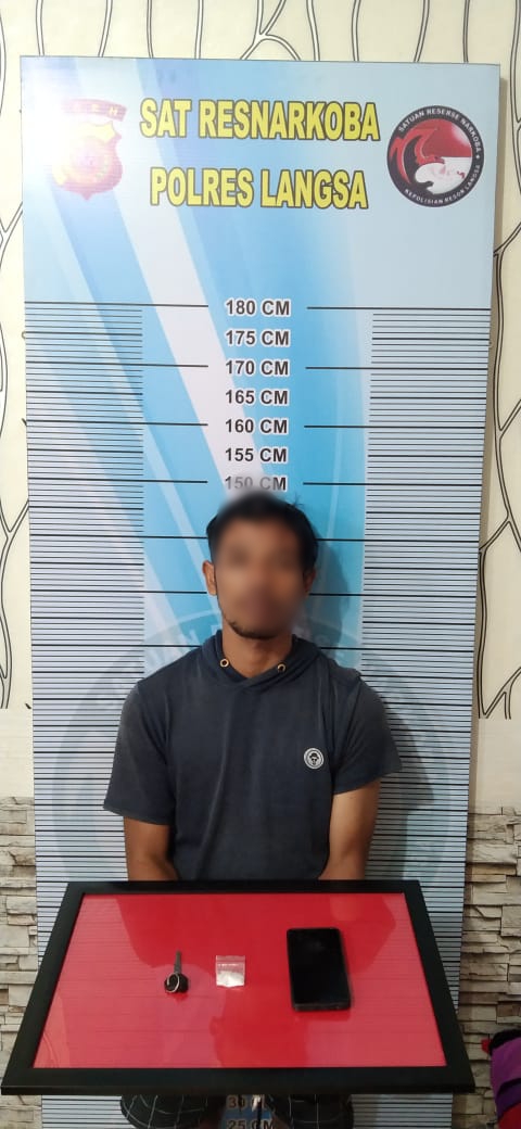 Pengedar Sabu Diamankan Sat Res Narkoba Polres Langsa