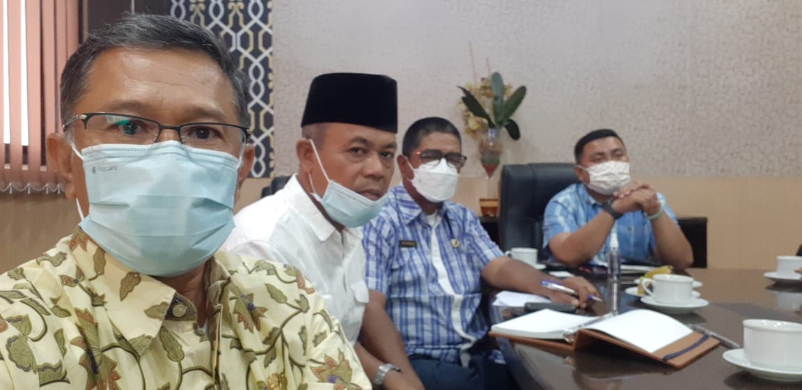 Kadis Kominfo Labura hadiri Audiensi Program PT.Indonesia Comnet Plus  