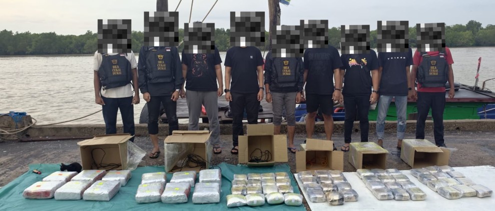 Bea Cukai Dumai Gagalkan Penyelundupan Narkotika di Perairan Pulau Halang