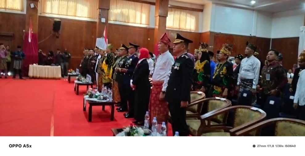 Peringatan HUT Ke-80 Kemerdekaan Republik Indonesia, Unsur Forkopimda Dumai hening Cipta
