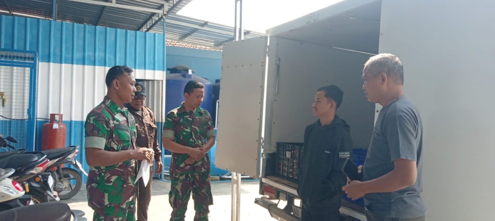 Babinsa Blangu Kawal MBG, Pastikan Makanan Bergizi Sampai ke Penerima